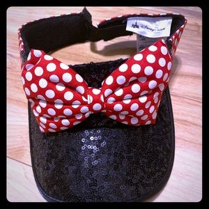 Disney Official Sparkle Minnie Mouse Visor
